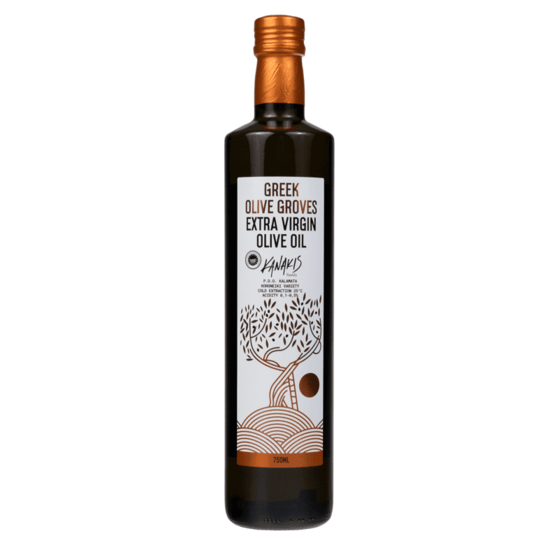 Tradycyjna grecka oliwa z oliwek extra virgin - butelka 0,75l