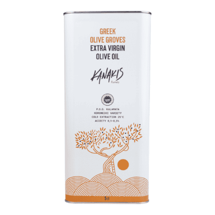 Tradycyjna grecka oliwa z oliwek extra virgin - puszka 5l