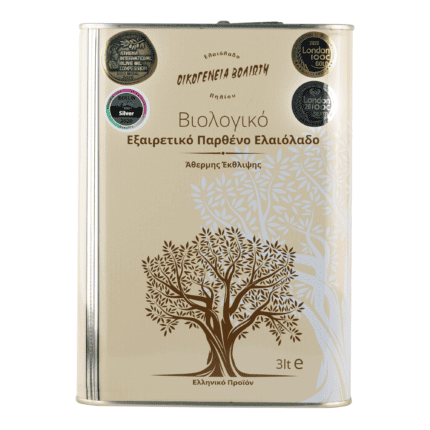 Organiczna oliwa z oliwek extra virgin - puszka 3l