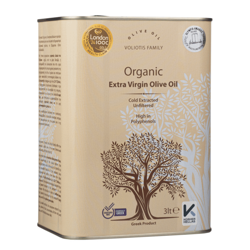 Organiczna oliwa z oliwek extra virgin - puszka 3l