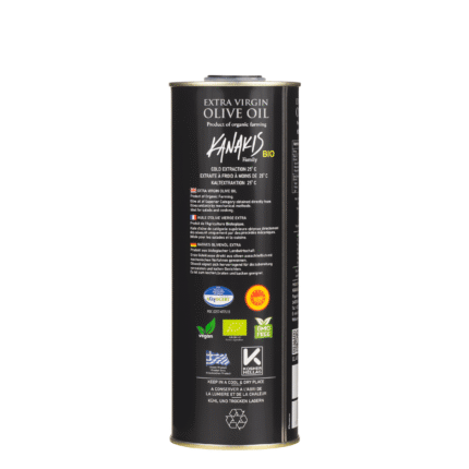 Oliwa z oliwek extra virgin Kanakis BIO - puszka 0,5l