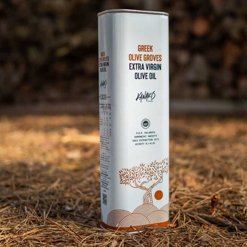 Tradycyjna grecka oliwa z oliwek extra virgin - puszka 1l