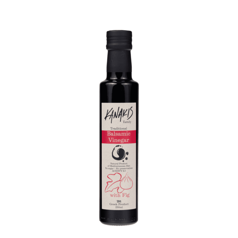 Ocet balsamiczny z figą butelka 250 ml - Kanakis