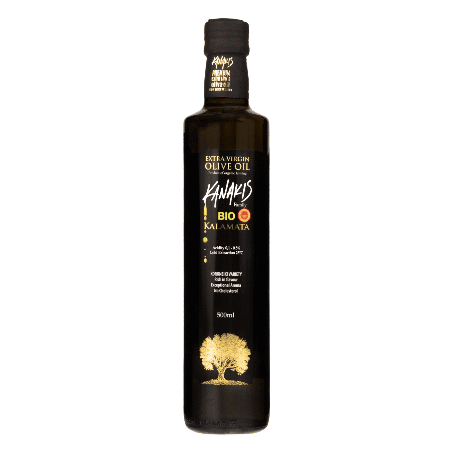 Oliwa z oliwek extra virgin BIO - butelka 0,5l