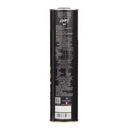 Oliwa z oliwek extra virgin BIO - puszka 0,75l - OUTLET