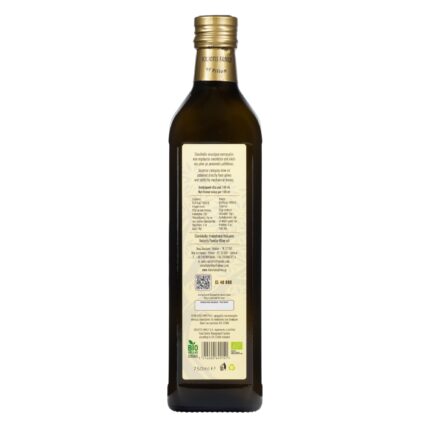 Organiczna grecka oliwa z oliwek extra virgin - butelka 0,75l