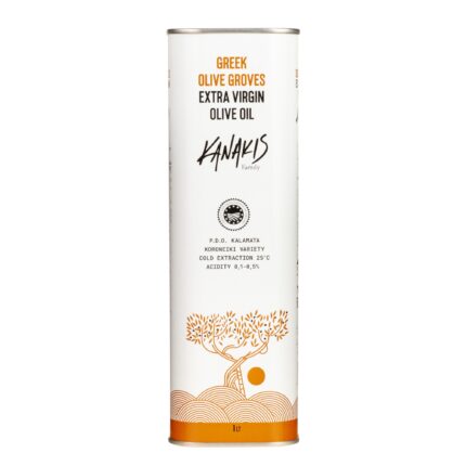 Tradycyjna grecka oliwa z oliwek extra virgin - puszka 1l