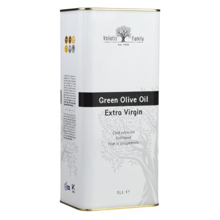 Zielona oliwa z oliwek extra virgin Voliotis - puszka 5l - OUTLET